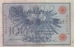 Hundred  Mark Bank Note of Germany of 1908.