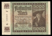 Five Thousand Mark Bank Note of Germany of 1922.