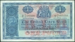 One Pound Bank Note of British Linen Bank of United Kingdom of 1956.