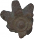 Primitive Money of Terracotta Flower Object.