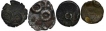 Copper and Lead Coins of Satkarni I and Pulumavi of Satavahana Dynasty.