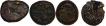 Copper Coins of Satkarni I of Satavahana Dynasty.