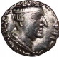 Silver Drachma Coin of Nahapana of Western Kshatrapas.