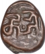 Copper Half Fulus Coin of Muhammad Shah I of Bahmani Sultanate.