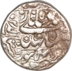 Silver One Rupee Coin  of Shah Jahan of Lahore Mint.