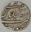 Silver Half Rupee Coin  of Aurangzeb of Surat Mint.
