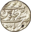 Silver One Rupee Coin of Aurangzeb of Burhanpur Mint.