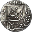 Silver One Rupee Coin  of Aurangzeb Alamgir of Junagadh mint.