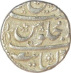 Silver One Rupee Coin of Aurangzeb Alamgir of Kanbayat Mint.