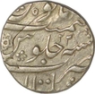 Silver One Rupee Coin of Aurangzeb of Multan Mint.