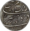 Silver One  Rupee Coin of Aurangzeb of Patna Mint.