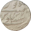 Silver One  Rupee Coin of Aurangzeb of Surat Mint.