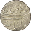 Silver One  Rupee Coin  of Shah Alam Bahadur of Kanbayat mint.
