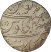 Silver One  Rupee Coin of Farrukhsiyar of Kanbayat Mint.
