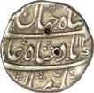 Silver One Rupee of Shahjahan II of Shahjahanabad Dar ul Khilafat Mint.