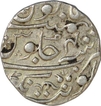 Silver One Rupee Coin of Jhansi Balwantnagar Mint of Maratha Confederacy.