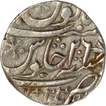 Silver One Rupee Coin of Ravishnagar Sagar Mint of Maratha Confederacy.