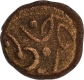 Copper Quarter Paisa Coin of Tipu Sultan of Khaliqabad mint of Mysore Kingdom.