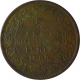 Copper One Fourth Anna Coin of Narayan Rao of Dewas.