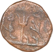 Copper Paisa of Jankoji Rao of Gwalior.