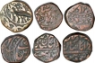 Copper Six Takka Coin of Takhat Singh of Jodhpur State.