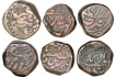 Copper Six Takka Coin of Takhat Singh of Jodhpur State.