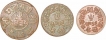 Copper Coins of Khengarji III of Kutch State.