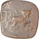 Copper Paisa Coin of Wakhat Singhji of Lunavada State.