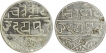 Silver Rupee Coins of Fatteh Singh of Chitrakot Udaipur Mint of Mewar State.