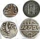 Silver Coins of Gwalior Hyderabad Mewar and Pratapgarh.