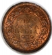 Copper One Twelfth Anna Coin of King George VI of Bombay Mint of 1939.