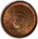 Copper One Twelfth Anna Coin of King George VI of Bombay Mint of 1939.