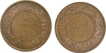 Bronze Half Pice Coins of King George VI of Calcutta Mint of different Year.