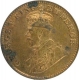 Bronze  Quarter Anna Coin of King George V of Bombay Mint of 1926.