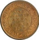 Bronze Quarter Anna Coin of King  George V of Calcutta Mint of 1928.