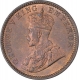 Bronze One Quarter Anna Coin of King George V of Calcutta Mint of 1933.