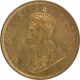 Bronze Quarter Anna Coin of King George V of Calcutta Mint of 1935.