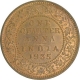 Bronze Quarter Anna Coin of King George V of Calcutta Mint of 1935.