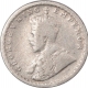 Silver Two Annas Coin of King George V of Calcutta Mint of 1911.