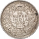 Silver Quarter Rupee Coin of King George VI of Bombay Mint of 1939.