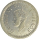 Silver Half Rupee Coin of King George VI of Bombay Mint of 1942.