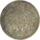 Silver One Rupee Coin of Victoria Empress of Bombay Mint of 1862.