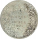 Silver One Rupee Coin of Victoria Empress of Calcutta Mint of 1877.