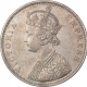 Silver One Rupee Coin of Victoria Empress of Bombay Mint of 1882.