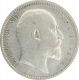 Silver One  Rupee Coin of King Edward VII of Bombay Mint of 1905.