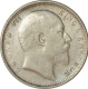 Silver One Rupee Coin  of King Edward VII of Calcutta Mint of 1907.