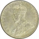 Silver One Rupee Coin of King George V of Bombay Mint  of 1918.