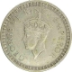 Silver One Rupee Coin of King George VI of Bombay Mint of 1942.