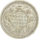 Silver One Rupee Coin of King George VI of Lahore Mint of 1944.