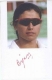 Autograph of Anjum Chopra of Indian Women Cricketer.